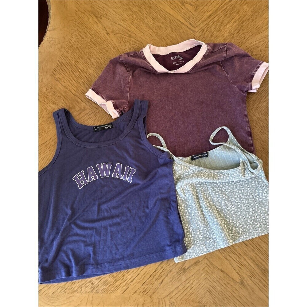 Crop Tops Brandy Melville,estpac1980,dazy, Size Xs/s Preppy school Teen Women’s
